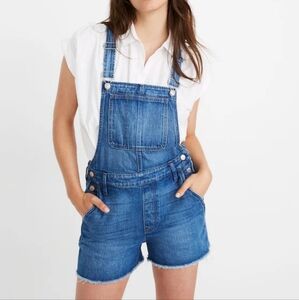 Madewell Adirondack Short Overalls, XXS